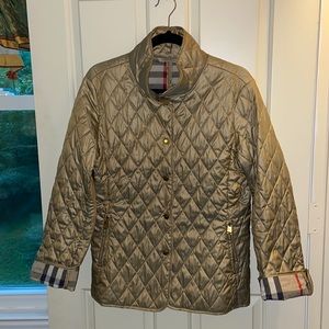 Burberry Quilted Gold Jacket